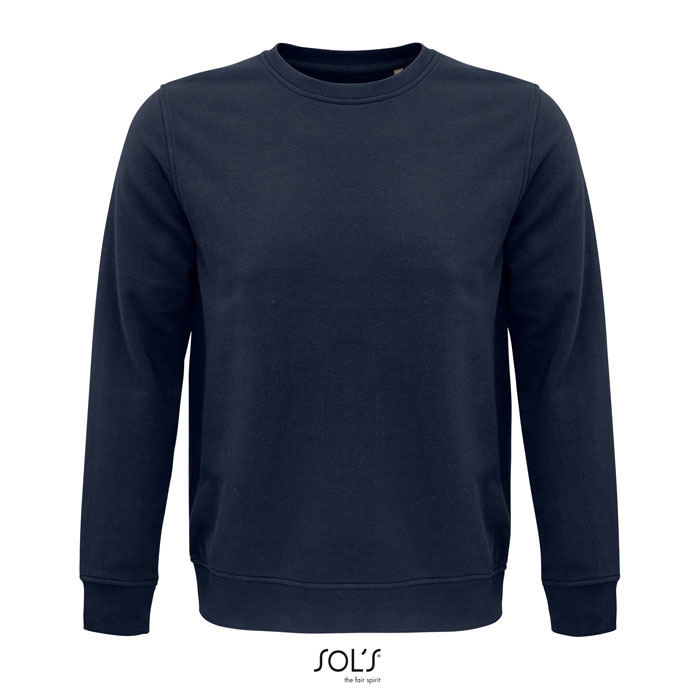 Sweat coton bio et rPET unisexe personnalisé 280g - COMET French Marine